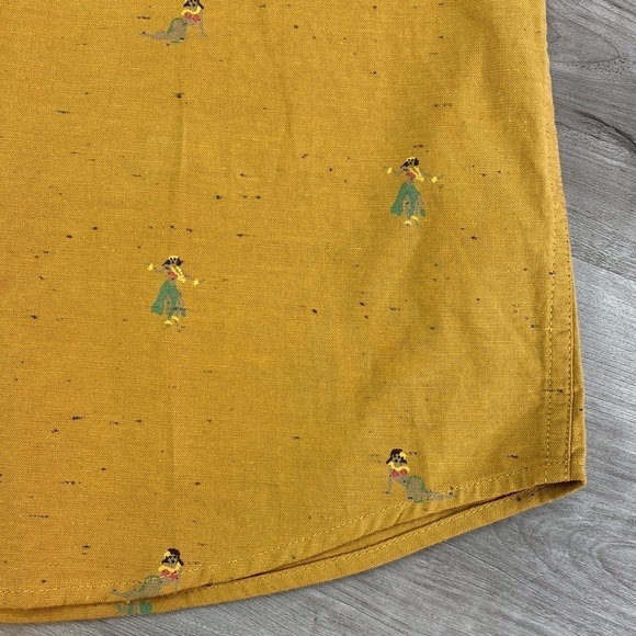 RIP CURL-HULA BREACH SHORT Hawaiian SLEEVE BUTTON UP SHIRT - Picture 5 of 8